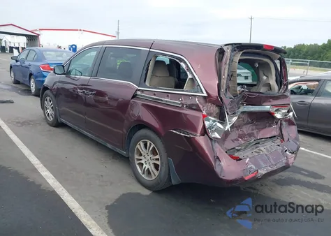 2012 Honda Odyssey Ex from USA, damaged, VIN 5FNRL5H40CB076472